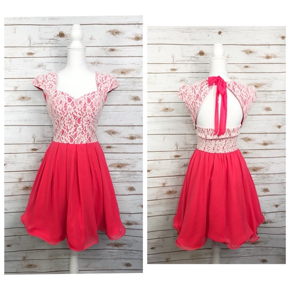 chi chi london Dresses & Skirts - Chi Chi London Pink Lace Dress